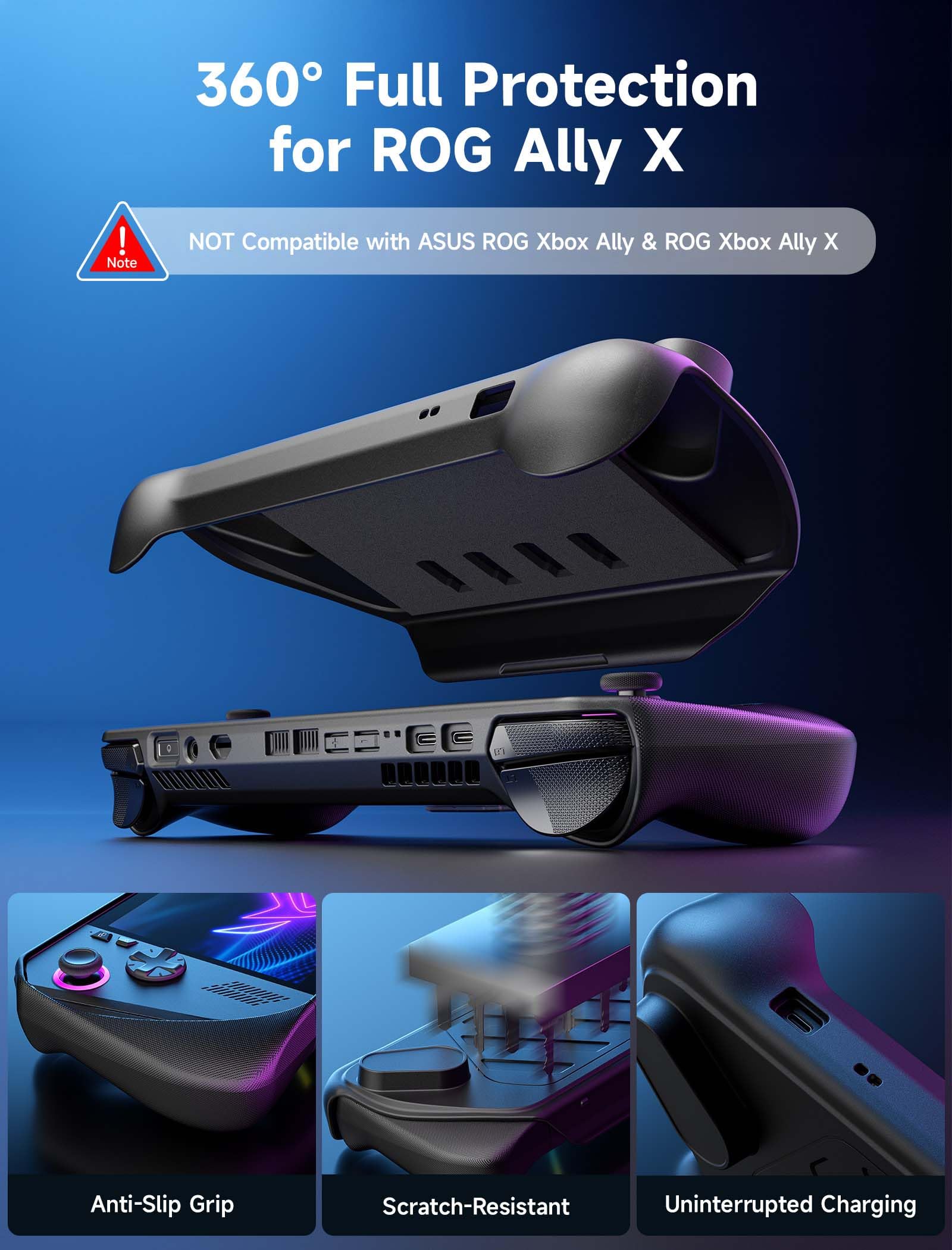 Amazon.com: JSAUX PC0109 ModCase for ASUS ROG Ally (2023) Only